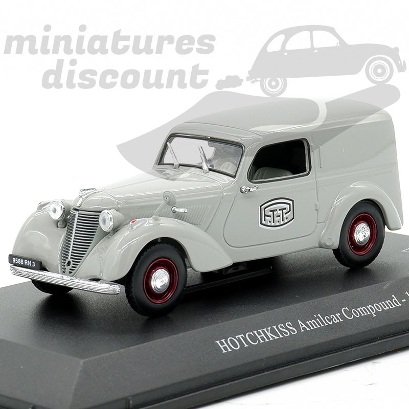 HOTCHKISS AMILCAR COMPOUND 1943 LA POSTE (GRIS CLAIR) - 1/43ème sous blister