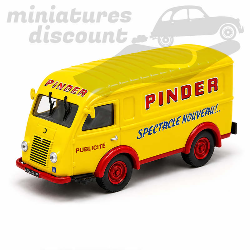 RENAULT 1000KG "PINDER" CIRQUE PINDER (JAUNE) - 1/43ème sous blister