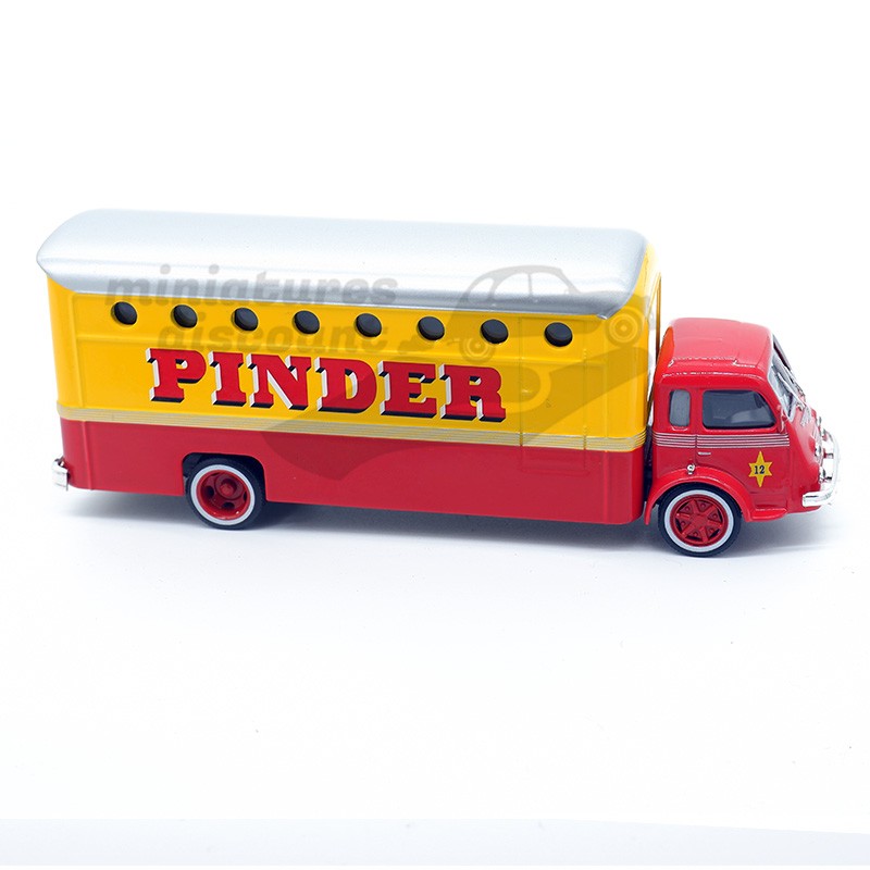 RENAULT FAINÉANT "PINDER" CIRQUE PINDER (JAUNE ET ROUGE) - 1/50ème sous blister
