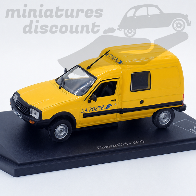 CITROËN C15 1995 LA POSTE (JAUNE) - 1/43ème sous blister