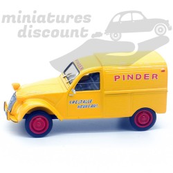 CITROËN 2CV CIRQUE PINDER (JAUNE) - 1/43ème sous blister