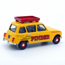 RENAULT 4L "PINDER" CIRQUE PINDER (JAUNE) - 1/43ème sous blister