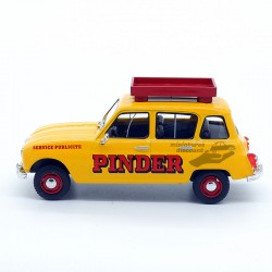 RENAULT 4L "PINDER" CIRQUE PINDER (JAUNE) - 1/43ème sous blister