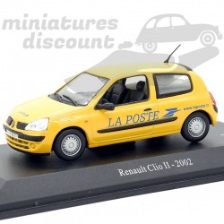 Renault Clio II 2002 - La poste - 1/43ème sous blister
