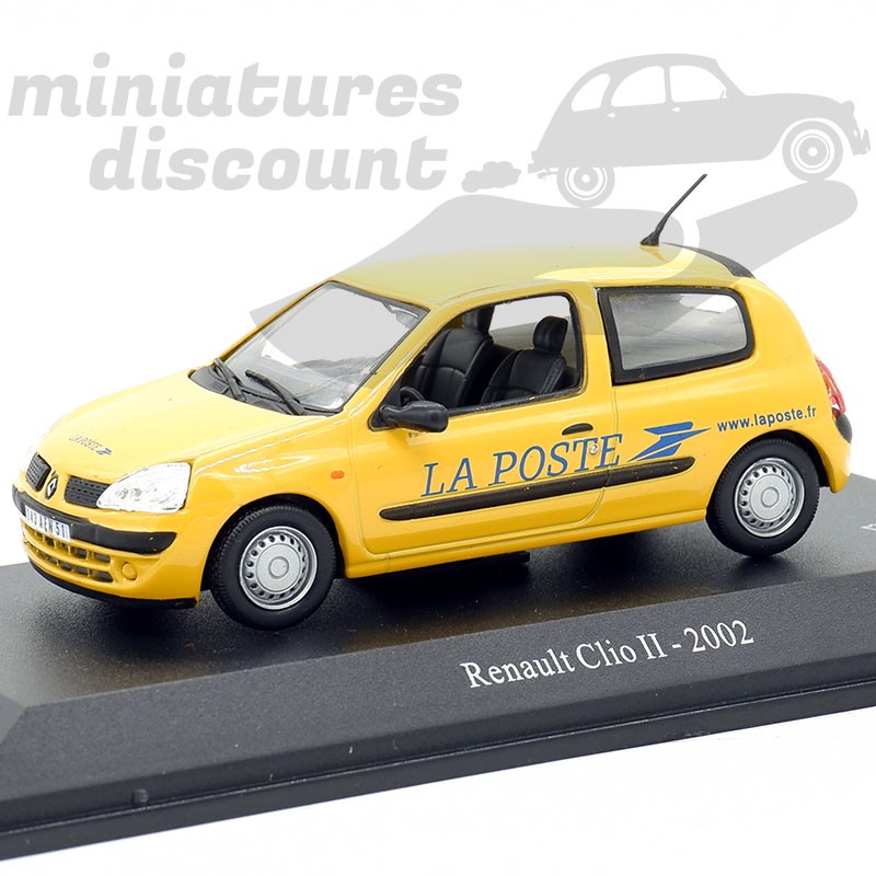 Renault Clio II 2002 - La poste - 1/43ème sous blister