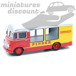 CITROEN U23 " PINDER " TRANSPORT DE CHIMPANZES CIRQUE PINDER (JAUNE) - 1/64ème sous blister