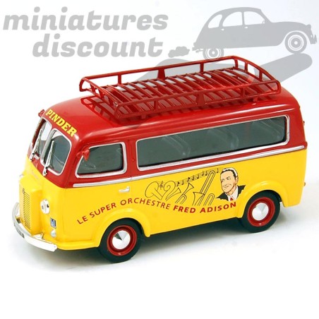 PEUGEOT D3A " PINDER " CIRQUE PINDER (JAUNE) - 1/43ème sous blister
