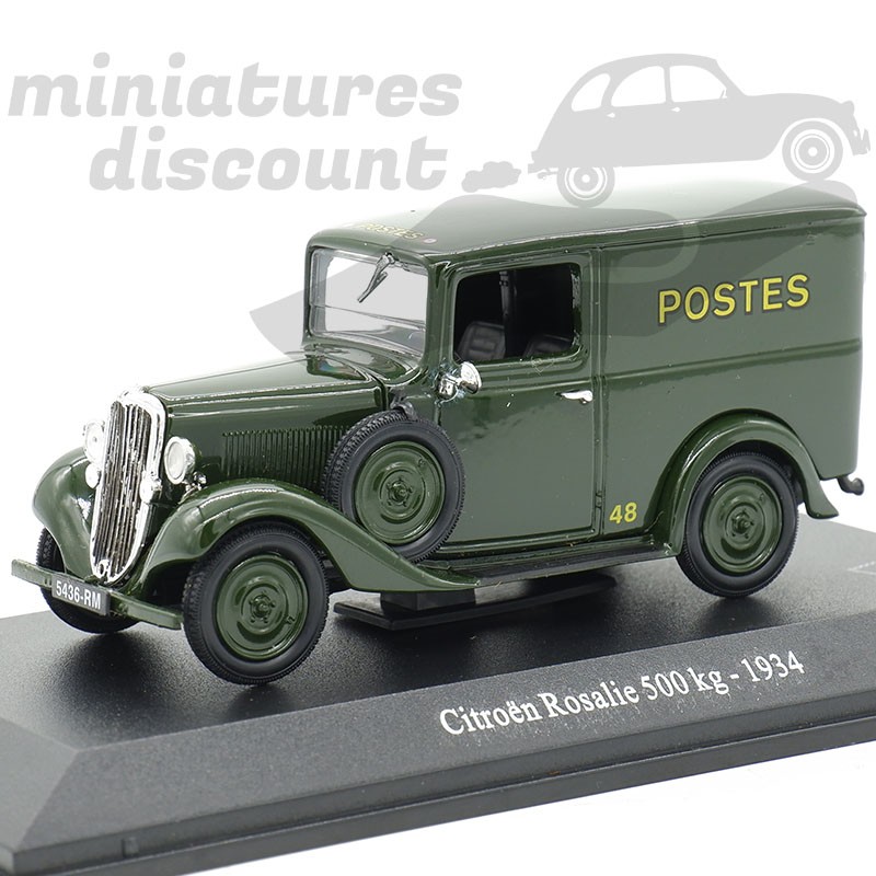CITROËN ROSALIE 500KG 1934 LA POSTE (VERT FONCÉ) - 1/43ème en boite