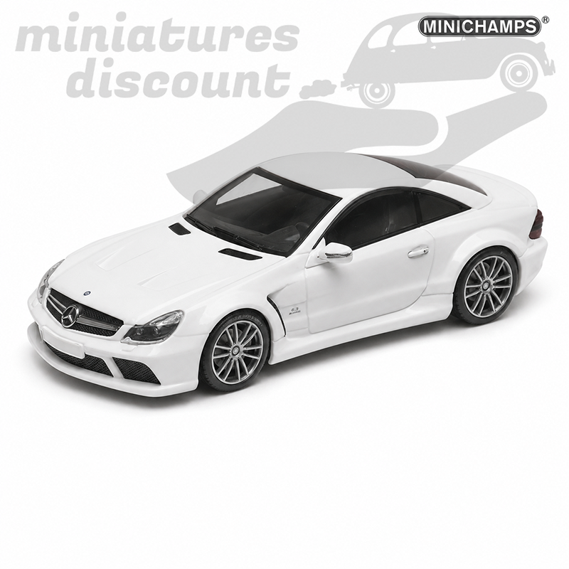 MERCEDES BENZ SL65 AMG BLACK SÉRIES (BLANC) - MINICHAMPS - 1/43ème en boite