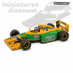 BENETTON FORD B 193B (VERT/JAUNE) - MINICHAMPS - 1/43ème en boite