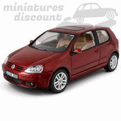 VOLKSWAGEN GOLF V (ROUGE FONCÉ) - SCHUCO - 1/43ème en boite