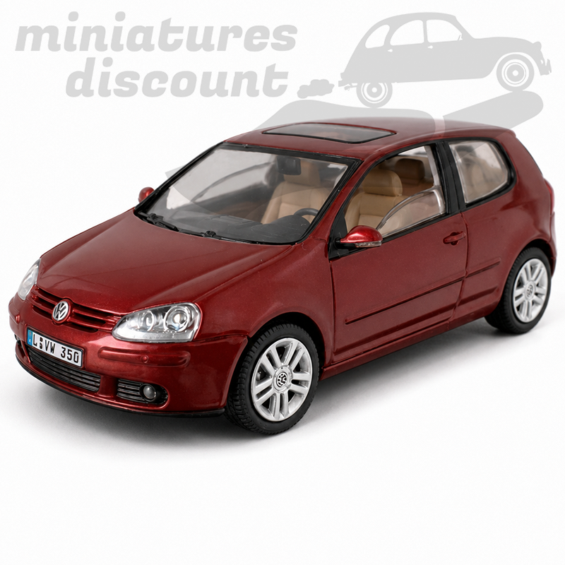 VOLKSWAGEN GOLF V (ROUGE FONCÉ) - SCHUCO - 1/43ème en boite