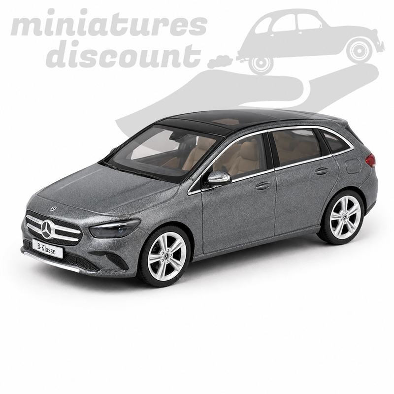 MINIATURE MERCEDES-BENZ CLASSE B, (GRIS) - HERPA - 1/43ème en boite