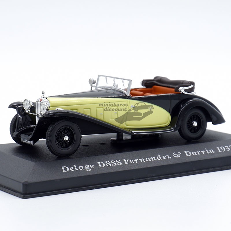 Delage D8SS Fernadez et Darrin 1932 - 1/43ème en boite