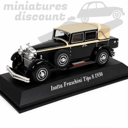 ISOTTA FRASCHINI TIPO 8 DE 1930 (NOIR) - 1/43ème en boite