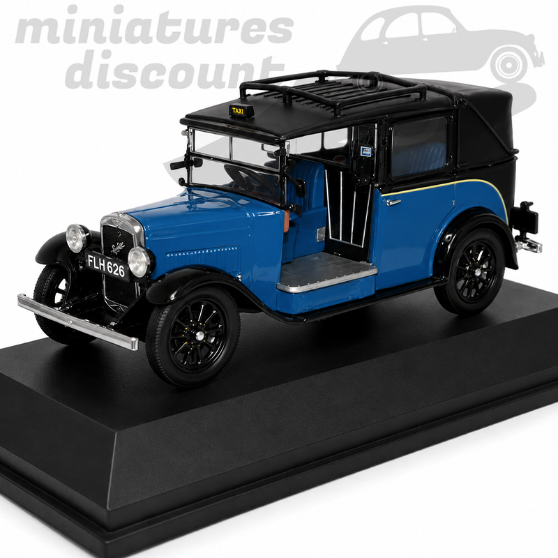 AUSTIN LOW LOWDER TAXI ANGLAIS (BLEU) - OXFORD - 1/43ème en boite