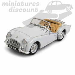 TRIUMPH TR3 DE CHEZ (GRIS) - UNIVERSAL HOBBIES - 1/43ème en boite
