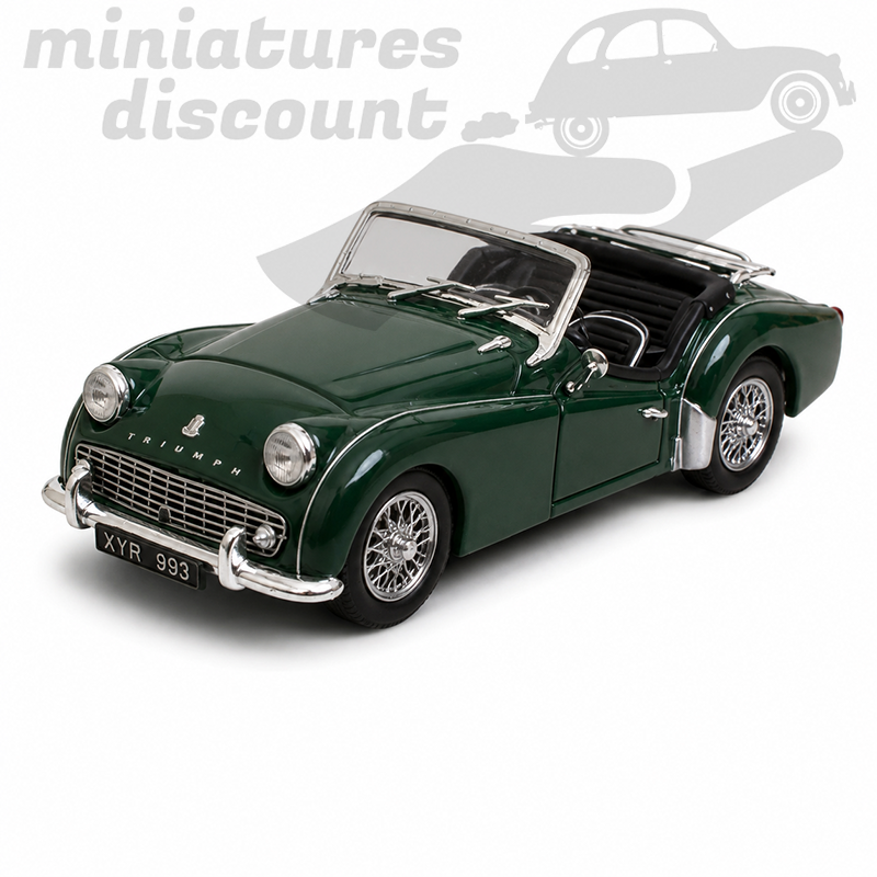 TRIUMPH TR3A DE CHEZ EVOLUTION (VERT) - JOUEF - 1/43ème en boite