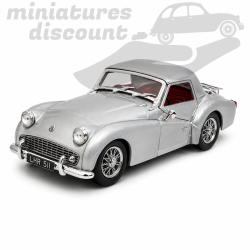 TRIUMPH TR3A DE CHEZ (GRIS) - UNIVERSAL HOBBIES - 1/43ème en boite