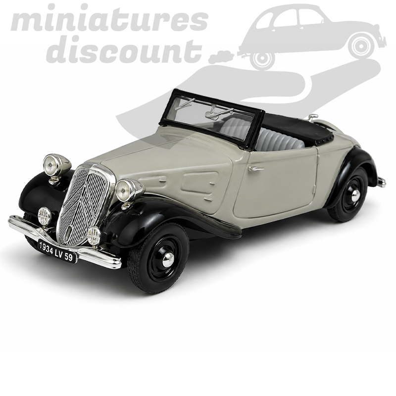 CITROËN 7CV ROADSTER DE 1935 (GRIS) - VITESSE - 1/43ème en boite