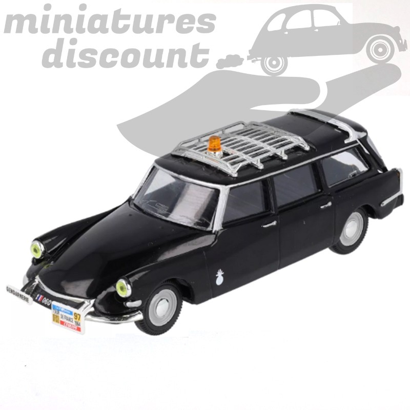 CITROËN ID BREAK GENDARMERIE DU TOUR DE FRANCE EN 1964 (BLEU MARINE - NOIR) - NOREV - 1/43ème sous blister