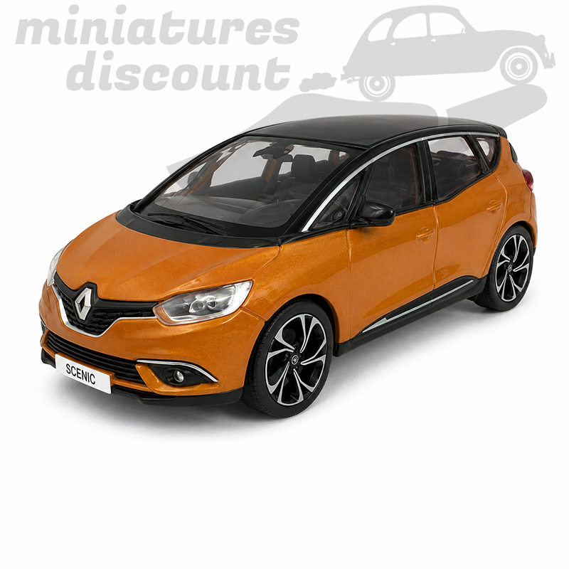 RENAULT SCENIC JAUNE ET NOIR POLICE (JAUNE) - NOREV - 1/43ème en boite