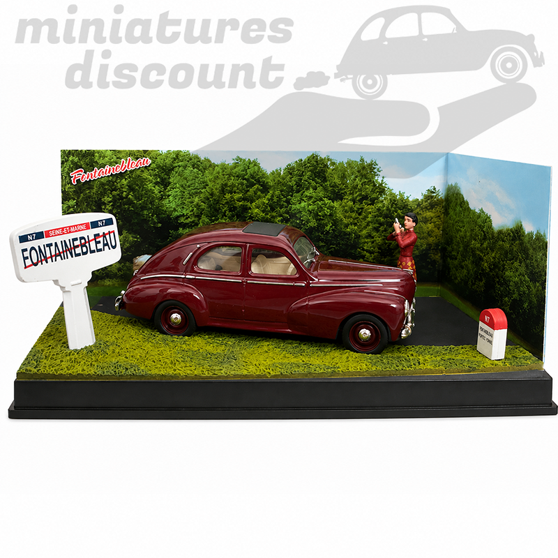 PEUGEOT 203 AVEC DIORAMA (BORDEAUX) - 1/43ème en boite