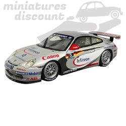 PORSCHE 911 GT3 SUPERCUP 2004 (GRIS CLAIR) - MINICHAMPS - 1/43ème en boite