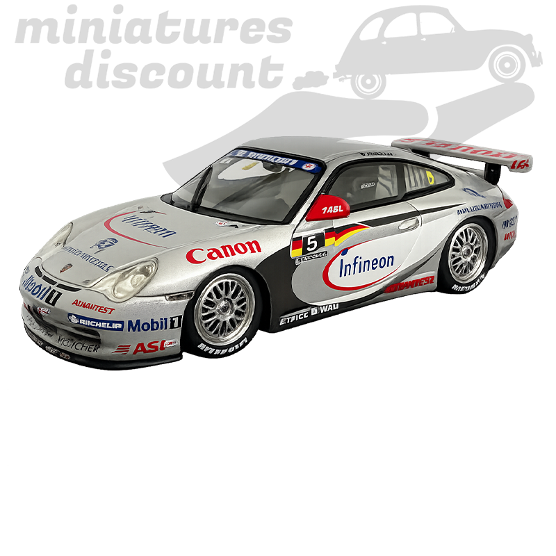 PORSCHE 911 GT3 SUPERCUP 2004 (GRIS CLAIR) - MINICHAMPS - 1/43ème en boite
