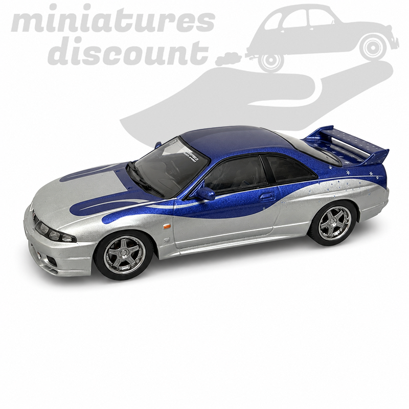 NISSAN SKYLINE GT-R R33 (BLEU) - 1/43ème en boite