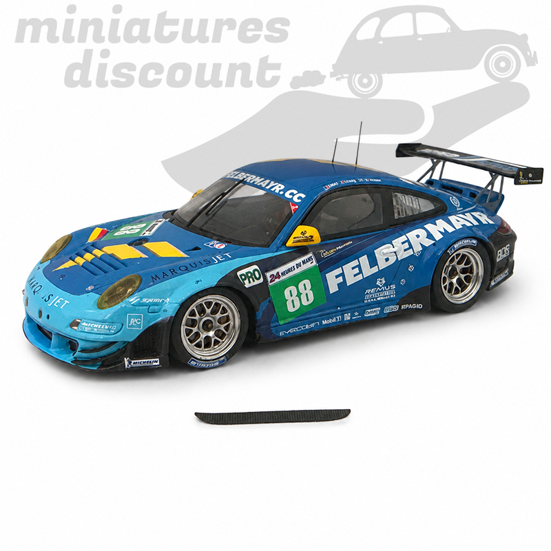 PORSCHE 997 GT3 RSR N°88 LM DE 2011 (BLEU) - SPARK - 1/43ème en boite