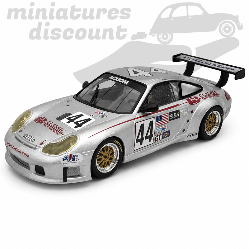 PORSCHE 911 GT3 RS 24H DAYTONA 2004 POLICASTRO/POLICASTRO/FITZGERALD/LIDDELL/MOWLEM (GRIS) - MINICHAMPS - 1/43ème en boite