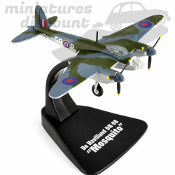 AVION DE HAVILLAND DH-98 "MOSQUITO" (MULTICOLORE) - 1/100ème sous blister