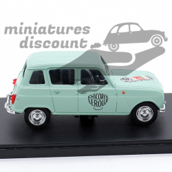 RENAULT 4L ''CHICORÉE LEROUX'' (BLEU) - ELIGOR - 1/43ème en boite