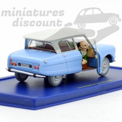 CITROEN AMI 6 TINTIN (BLEU CIEL) - 1/43ème en boite