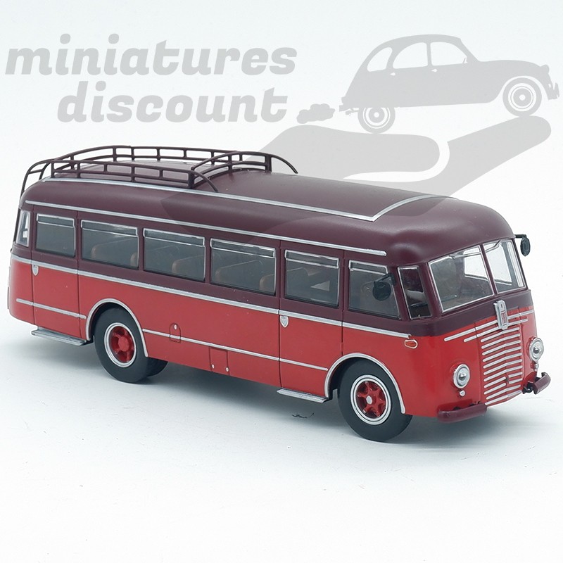 BUS FIAT 626 RNL DE 1948 (BORDEAUX - ROUGE) - 1/43ème sous blister