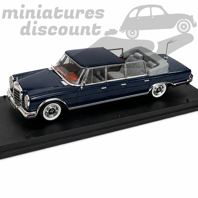MERCEDES 600 LANDAULET (BLEU MARINE) - VITESSE - 1/43ème en boite