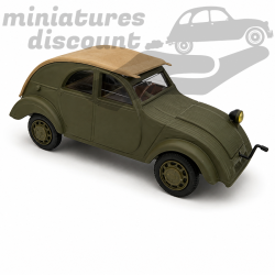 CITROËN 2CV PROTOTYPE MANIVELLE (VERT MILITAIRE) - NOREV - 1/43ème sous blister