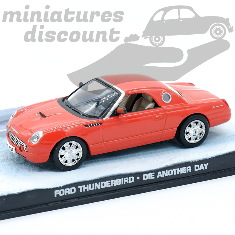 FORD THUNDERBIRD 007 JAMES BOND (ROUGE / ORANGE) - 1/43ème en boite