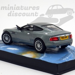 ASTON MARTIN V12 VANQUISH DIE ANOTHER DAY JAMES BOND (GRIS) - 1/43ème en boite