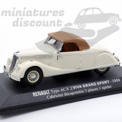 RENAULT TYPE ACX 2 VIVA GRAND SPORT 1935 (BEIGE) - 1/43ème en boite
