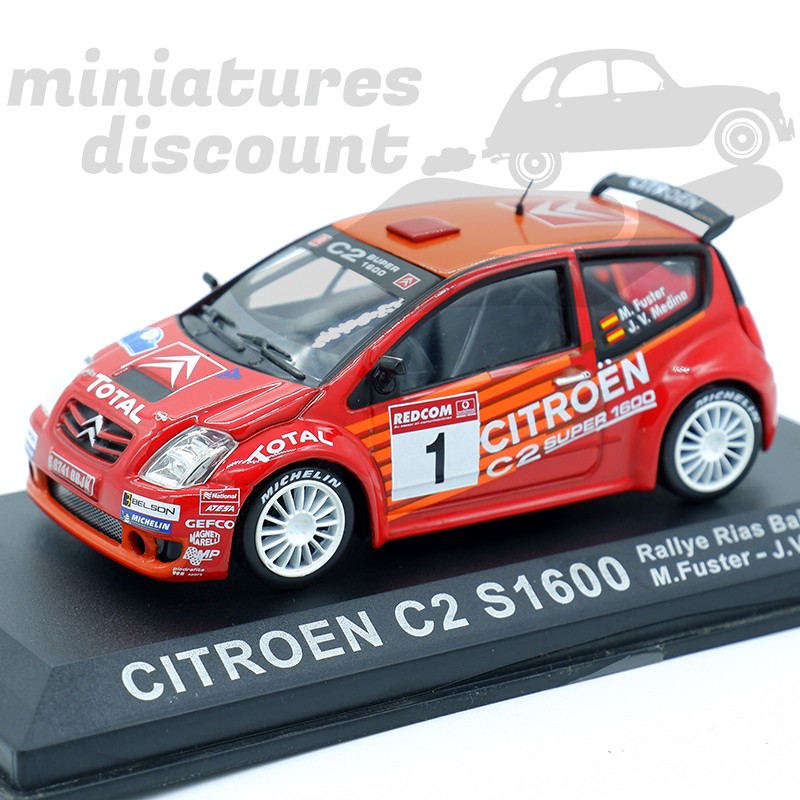 CITROEN C2 S1600 (ROUGE) - 1/43ème en boite