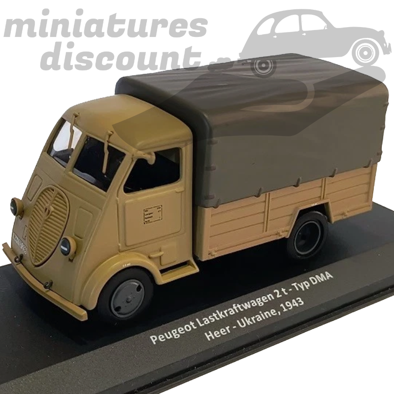 PEUGEOT LASTKRAFTWAGEN DMA MILITAIRE (MARRON) - 1/43ème en boite