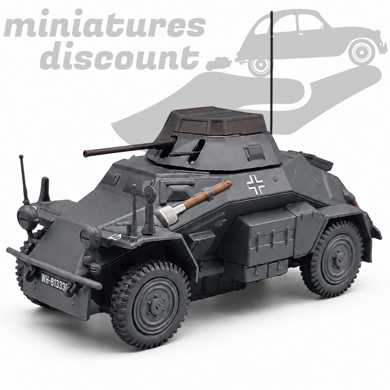 SD KFZ 222 (GRIS FONCÉ) - 1/43ème en boite