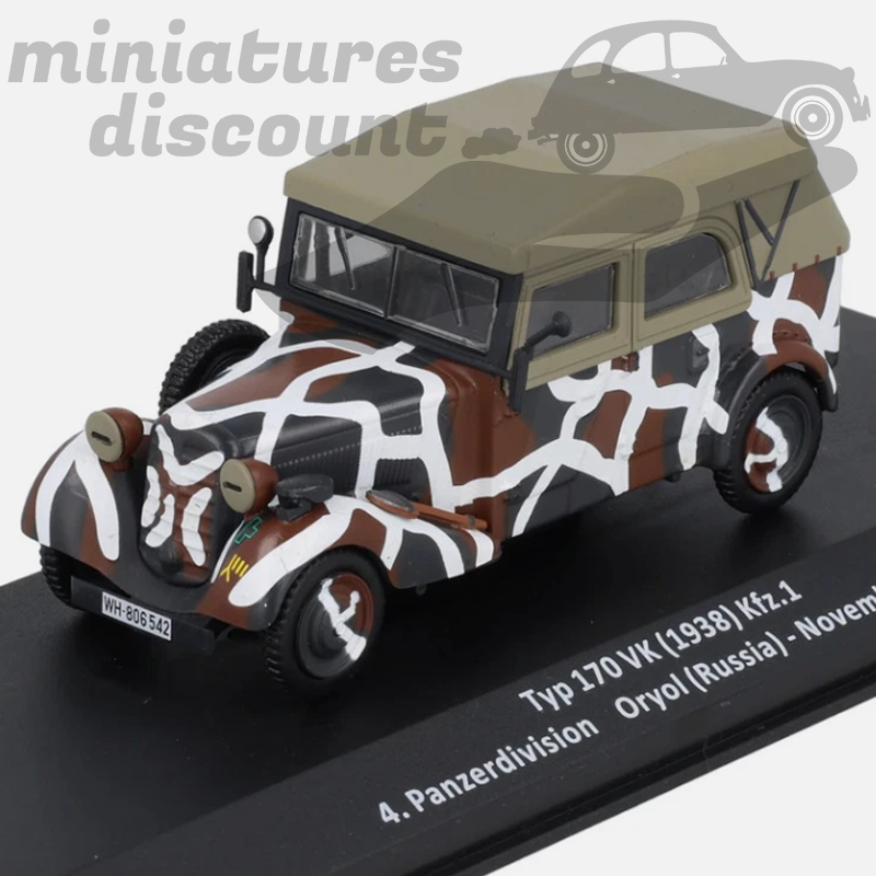 TYP 170 VK DE 1938 (BLANC) - 1/43ème en boite