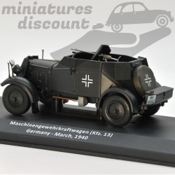 MASCHINENGEWEHRKRAFTWAGEN KFZ13 ALLEMAGNE EN 1940 MILITAIRE (VERT) - 1/43ème en boite