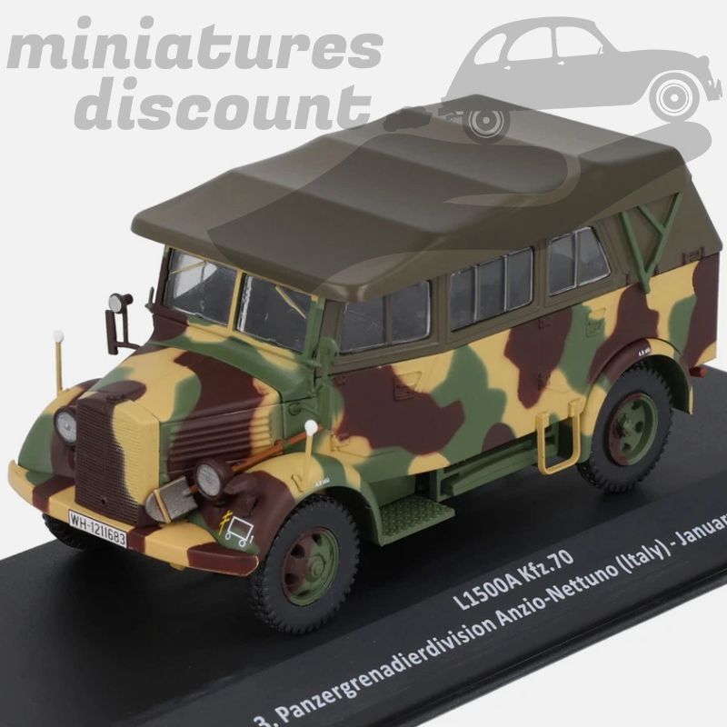 L1500A KFZ 70 (MULTICOLORE) - 1/43ème en boite
