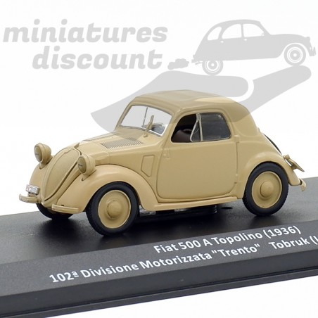 FIAT 500 A TOPOLINO, 1941 (MARRON CLAIR) - 1/43ème en boite