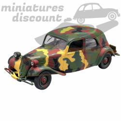 TRACTION AVANT 11 BL MILITAIRE (MULTICOLORE) - 1/43ème en boite