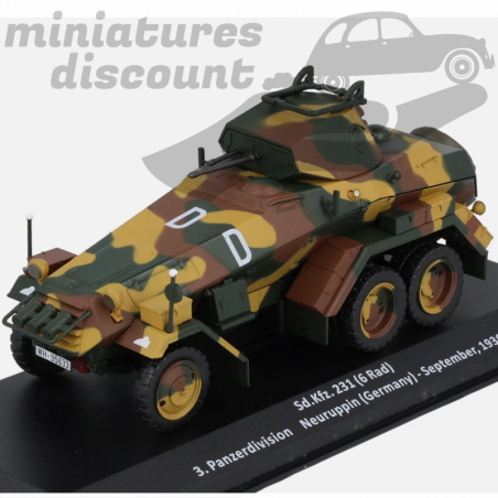 MINIATURE SD.KFZ. 231 ALLEMAGNE 1936 (MULTICOLORE) - 1/43ème en boite